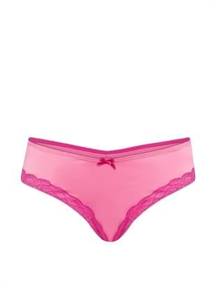 Tease Dantel Detaylı Saten Cheeky Külot