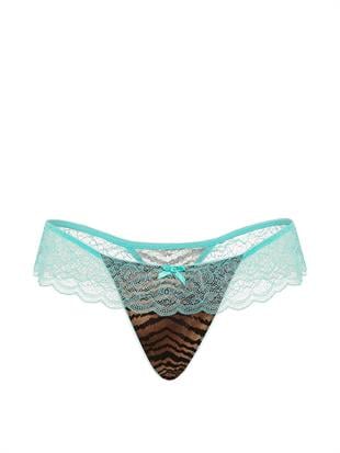 Tease Dantel Etekli Saten Tanga