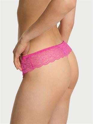 Tease Dantel Etekli Saten Tanga