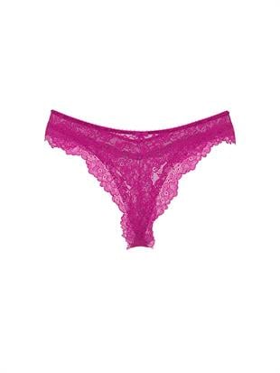 Tease Dantelli Derin Bacak Kesim Tanga