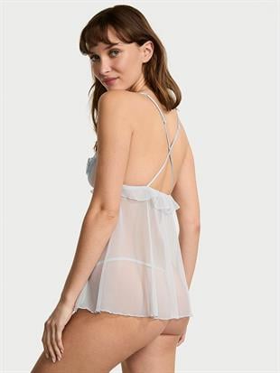 Tease Kelebekli Şifon Babydoll Takımı