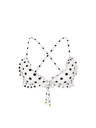 Tease Ruffle Üçgen Bralet Bikini Üstü