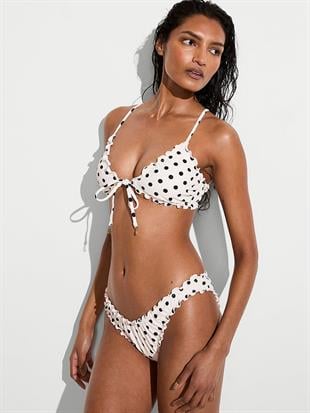 Tease Ruffle Üçgen Bralet Bikini Üstü