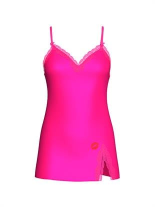 Tease Saten Dantelli Mini Gecelik