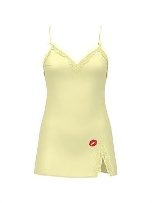 Tease Saten Dantelli Mini Gecelik