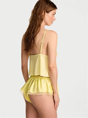 Tease Saten ve Şifon Uçuşan Atlet Takımı