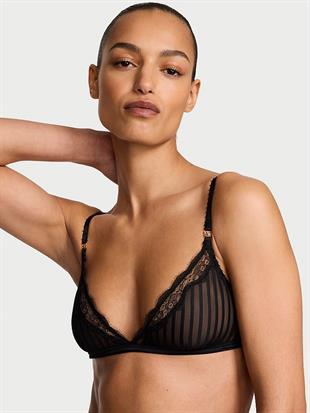 Tease Transparan Çizgili Üçgen Bralet