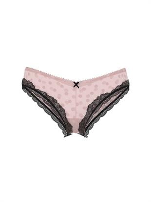 Tease Transparan Puantiyeli Cheeky Külot
