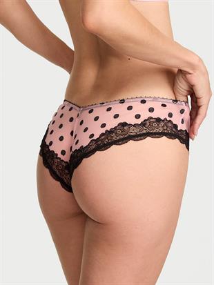 Tease Transparan Puantiyeli Cheeky Külot