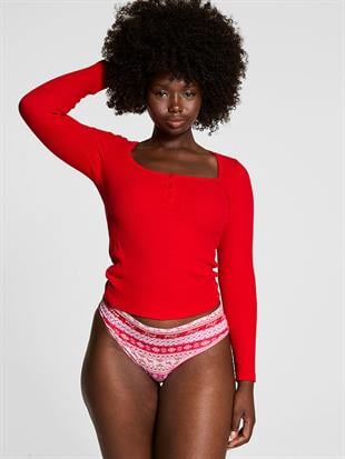 Termal Henley Pijama Üstü