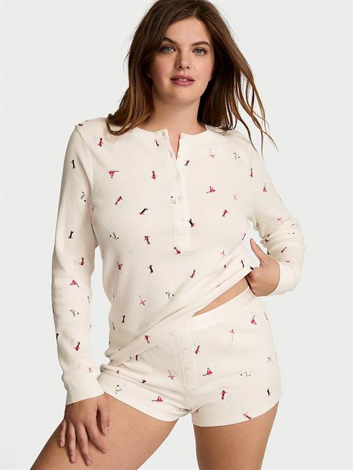 Termal Şortlu Pijama Takımı