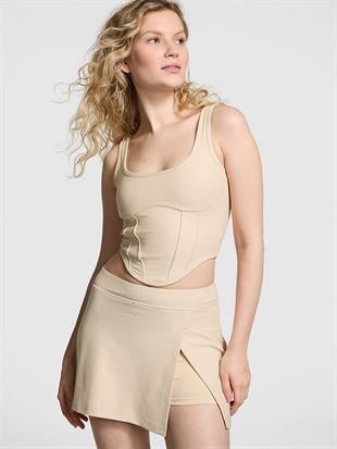 The Cinched Piqué Büstiyer