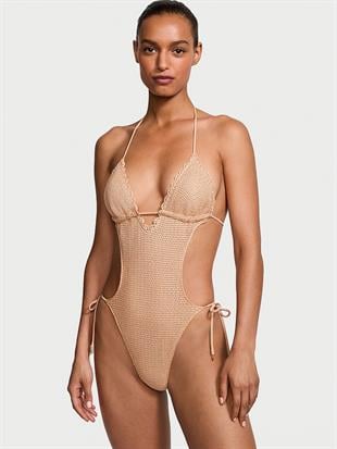 Tığ İşi Monokini Mayo