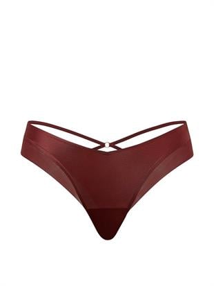 Transparan Detaylı Arkası Çapraz Askılı Cheeky Külot