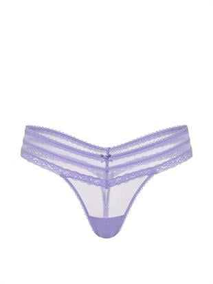 Tül Dantelli Tanga