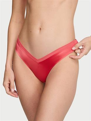Tül Detaylı Arkası Askılı Tanga