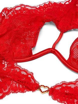 Twinkle Dantelli Kalp Kesimli Teddy