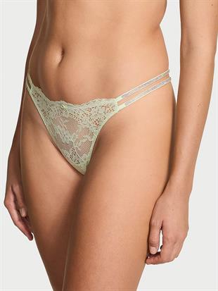 Twinkle Silver Dantel Askılı Brazilian Külot