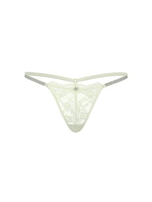 Twinkle Silver Dantelli V-String Külot