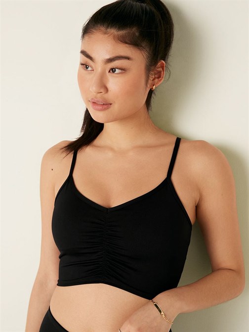 Ultimate Önü Büzgülü Hafif Destekli Sporcu Sütyeni