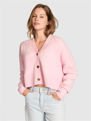 V Yaka Crop Hırka