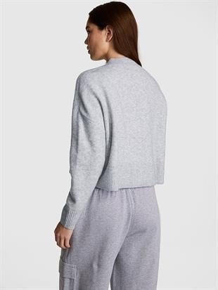 V Yaka Crop Hırka