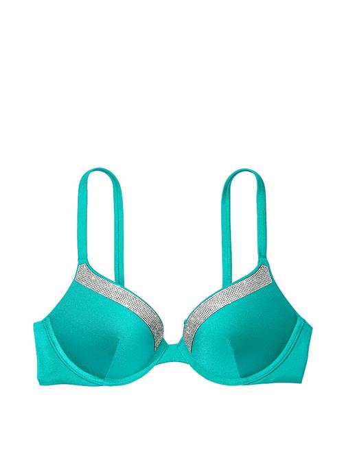 Very Sexy Işıltılı Push-Up Bikini Üstü