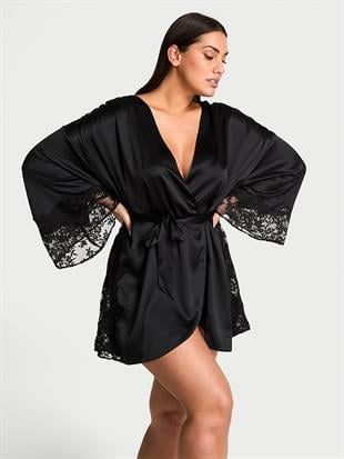 Victorias Secret Dream Dantelli Saten Sabahlık