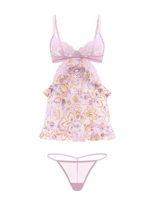 Vintage Blossom Babydoll Takımı