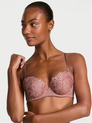 Vintage Blossom İşlemeli Hafif Destekli Demi Sütyen