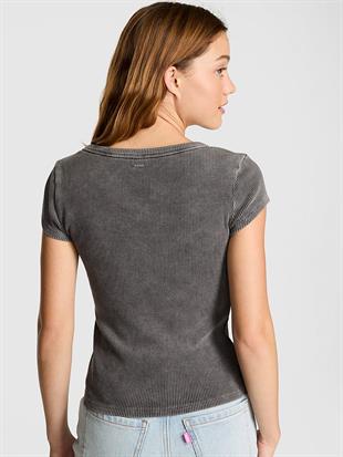 Vintage Ribanalı Tişört