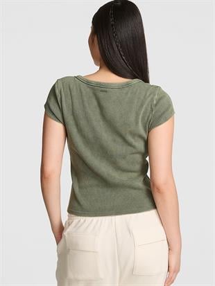 Vintage Ribanalı Tişört