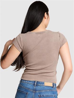 Vintage Ribanalı Tişört