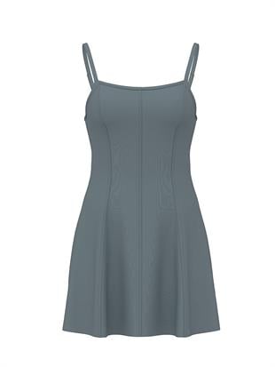 VSX Defined Scuba Pileli Elbise