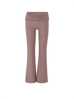 VSX Elevate™ Büzgülü Katlanabilir Bel İspanyol Paça Tayt