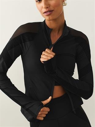 VSX Elevate™ Kontrast Detaylı Fermuarlı Spor Ceket