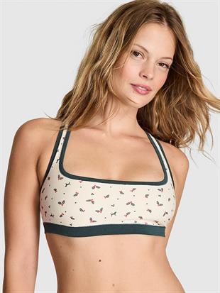 Waffle Dokulu Racerback Sporcu Sütyeni