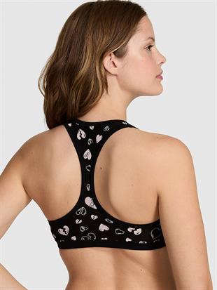 Waffle Dokulu Racerback Sporcu Sütyeni