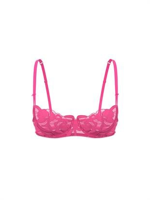 Wicked Desteksiz Çiçek İşlemeli Balkonet Sütyen