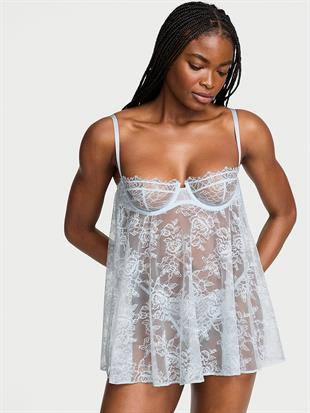 Wicked Desteksiz Dantelli Babydoll Takımı