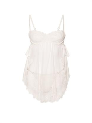 Wicked Desteksiz Şifon Dantelli Babydoll Takımı