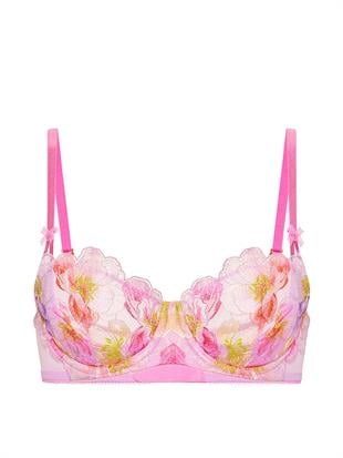 Wicked Desteksiz Watercolor İşlemeli Balkonet Sütyen