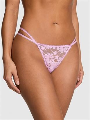 Wink Işıltılı Dantelli V-String Külot