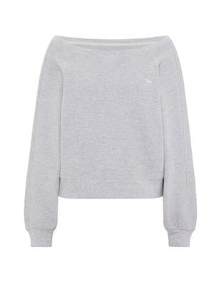 Wondersoft Açık Omuzlu Sweatshirt