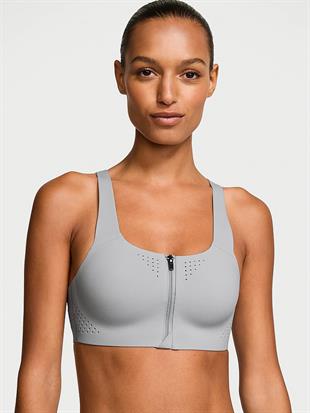 Yeni Stil! Featherweight Max Önden Fermuarlı Sporcu Sütyeni