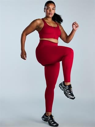 Yeni Stil! Featherweight Max Önden Fermuarlı Sporcu Sütyeni