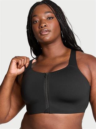 Yeni Stil! Featherweight Max Önden Fermuarlı Sporcu Sütyeni