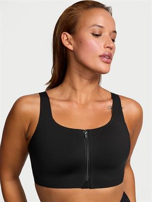 Yeni stil! Featherweight Önden Fermuarlı Maksimum Sporcu Sütyeni