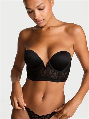 Yılan Desenli Push-Up Büstiyer