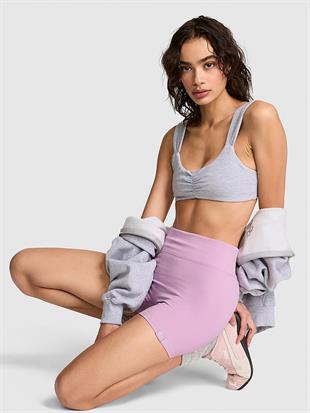 Yumuşak Seamless Biker Tayt